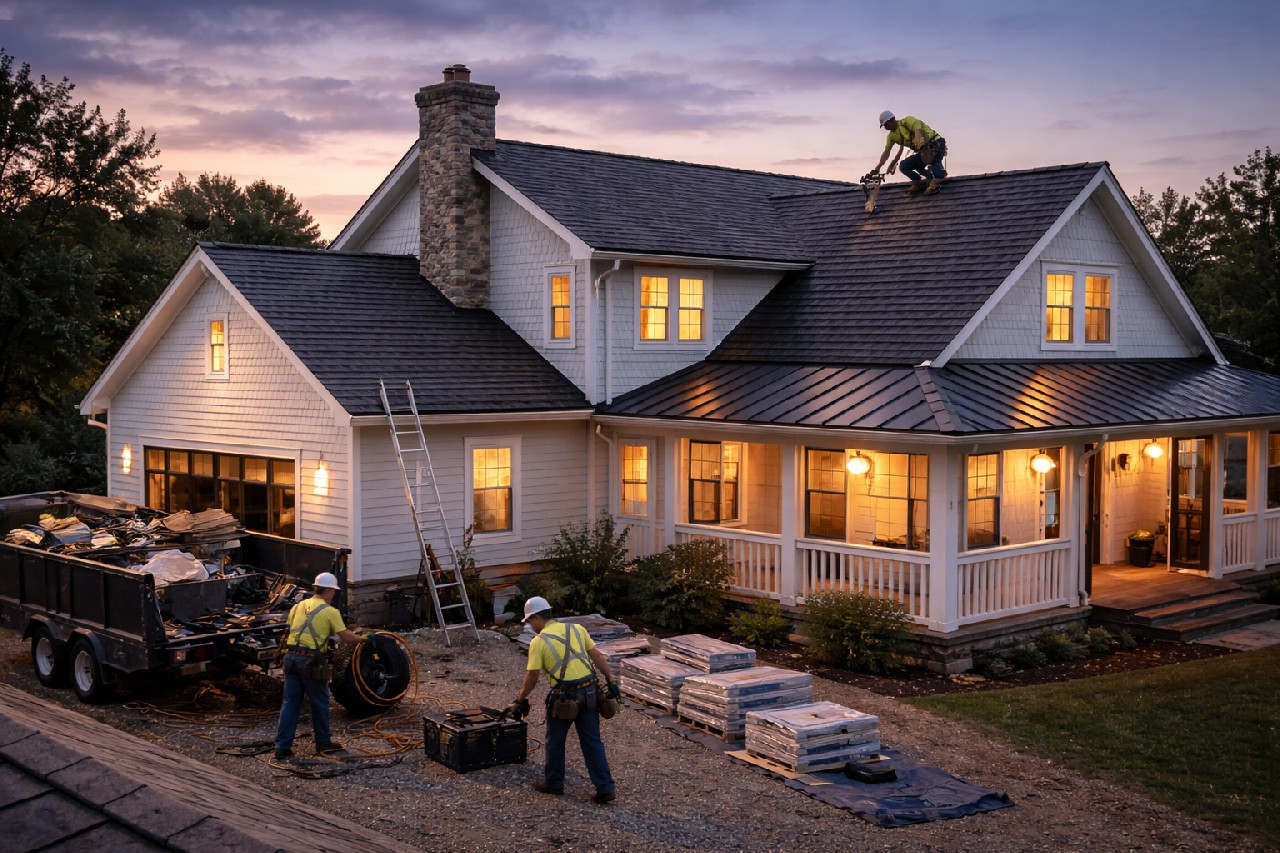 Slate Roof Installation service photo